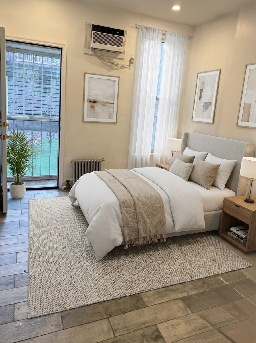 Remodeled 2-bedroom apartment with private patio in Manhattan